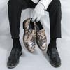 Fashion New High Quality Leather Shoes for Men Men Casual Leather Loafers  Comfortable Designer Patterned Office Business Wedding Shoes
