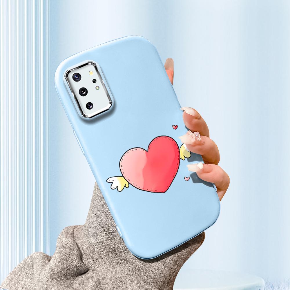 

Сплошной цвет с серебряным краем линзы, жирный корпус, Мягкий ТПУ, жидкий силиконовый чехол, противоударный чехол для телефона для Xiaomi Redmi Samsung Xiaomi Poco X5 Pro синий