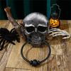 Halloween Totenkopf Türklopfer Totenkopf Türhänger Zuhause Harz Dekor Gotischer Totenkopfkopf Wanddekor Anhänger Dekoration