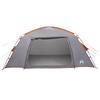 Cabin Tent Gray and Orange 400 x 210 x 180 cm Polyester
