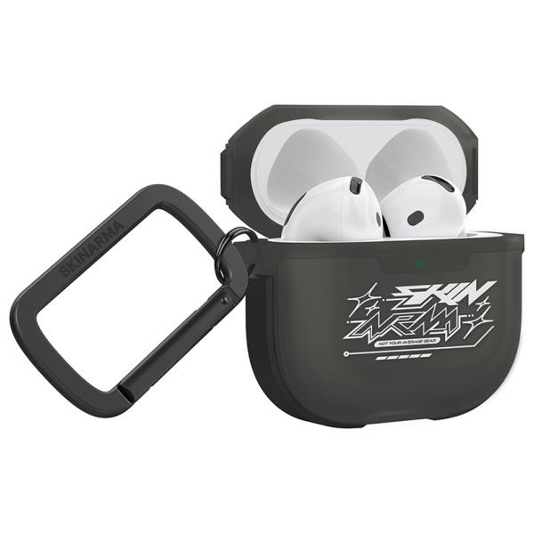 Skinarma Kinzoku Do Case for Airpods 4 Smoke