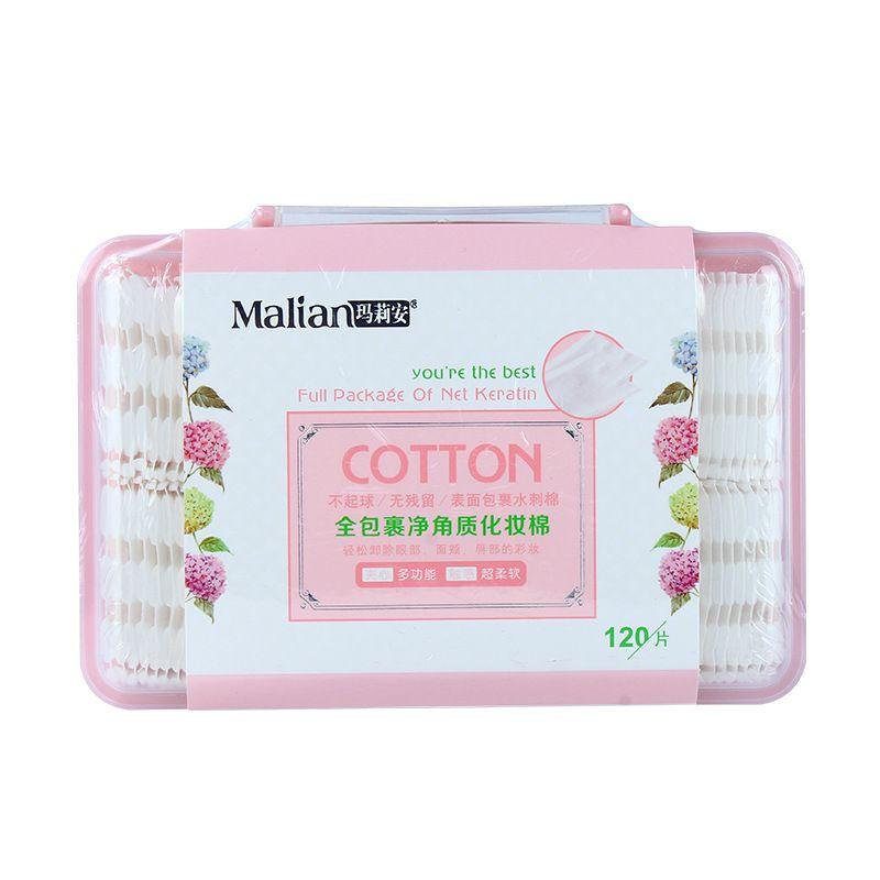 

Малийские Полностью Обернутые Чистый Кутин Хлопковые Диски Сердцевина Края Салфетки для Лица Толстые 120 шт. в Коробке Инструменты для Макияжа Default