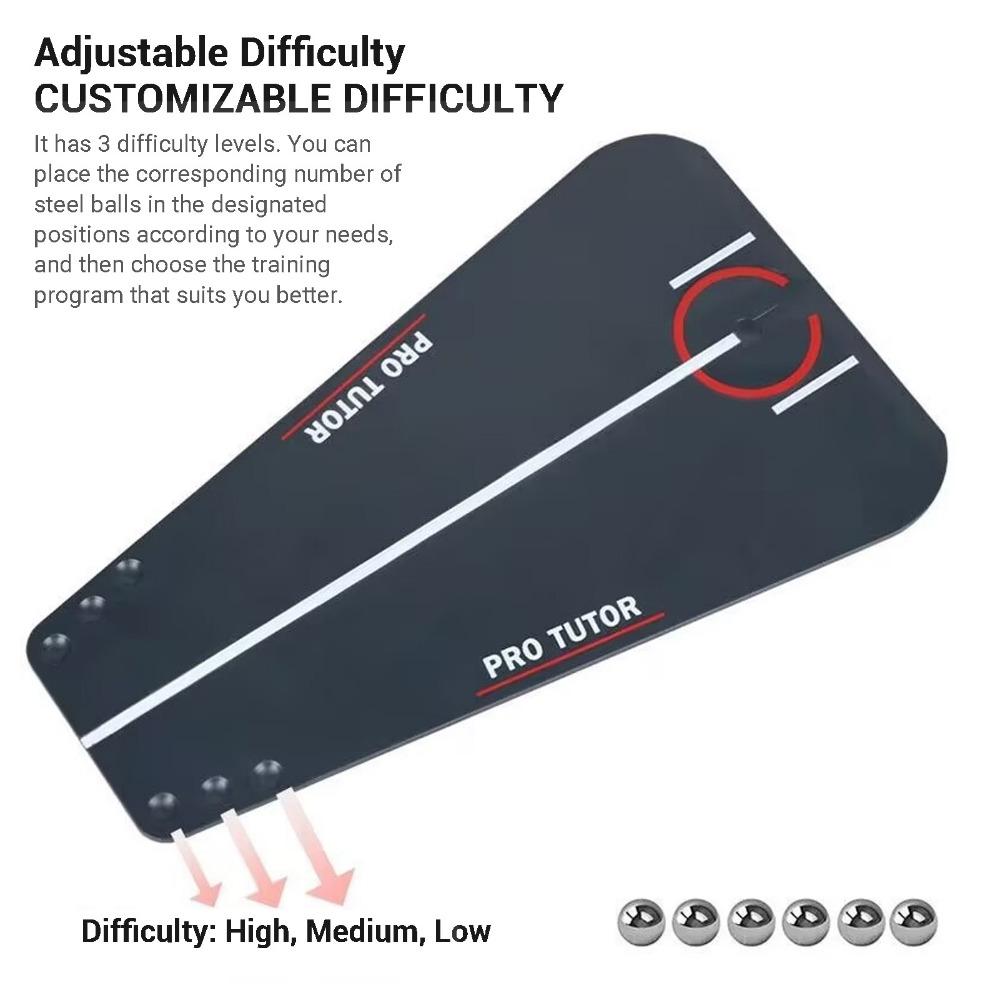 8pcs No Plug-In Pegs Putting Training Aid Alignment Line Putting Alignment Trainer Practice Mats