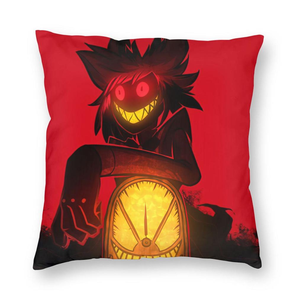 Hazbins Hotels Vox Kissenbezug Druck Polyester Kissenbezug Dekoration Kissenbezug Abdeckung Zuhause Quadratisch 45X45cm