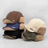 Unisex Winter Corduroy Fleece Hat