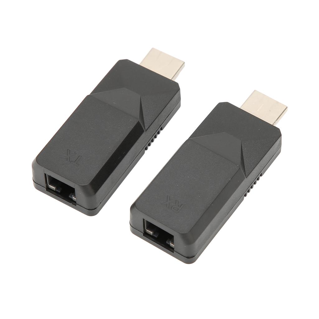 HD Multimedia Interface Extender 1080P 164ft Lossless Single Ethernet Cable Signal Amplifier