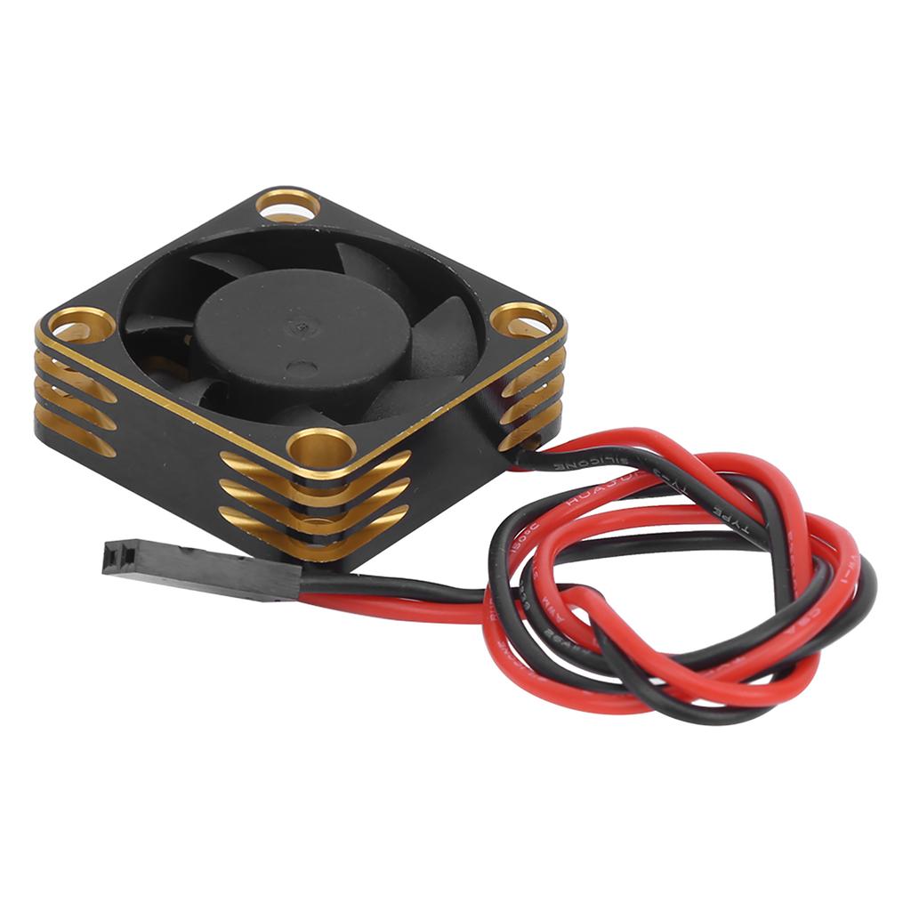 30x30mm Aluminum Cooling Fan 28000RPM Used for RC540 Brushless Motor Accessory PartsGold