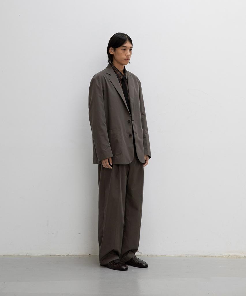 ANOTHER OFFICE Bonjour 2Tuck Pants (Taupe-Gray)