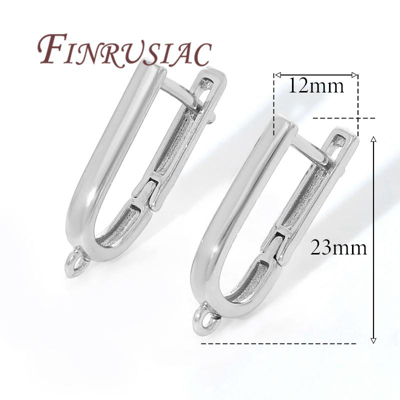 18K Gold Plated French Earrings Hooks, Shvenzy Earwires Earrings Fixtures,Accessories For Earrings,DIY Jewelry Findings 1 pair