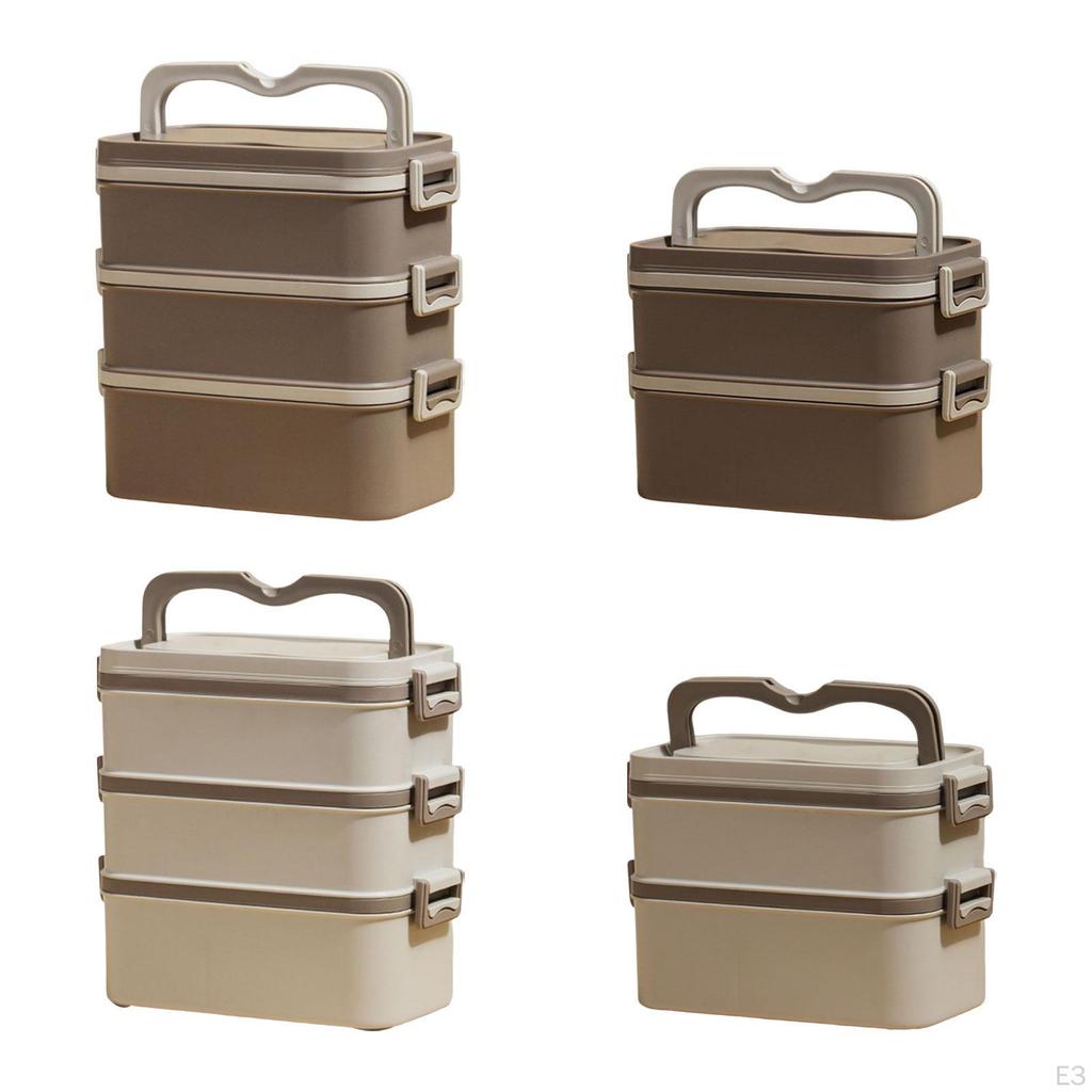 Food Lunch Container Stackable Box Portable Compartment Japanese Bento