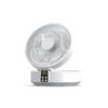 Remote-controlled USB Desktop Air Cooler with Timer and Night Light Functions Foldable 120° Automatic Rotation 3-Speed Fan