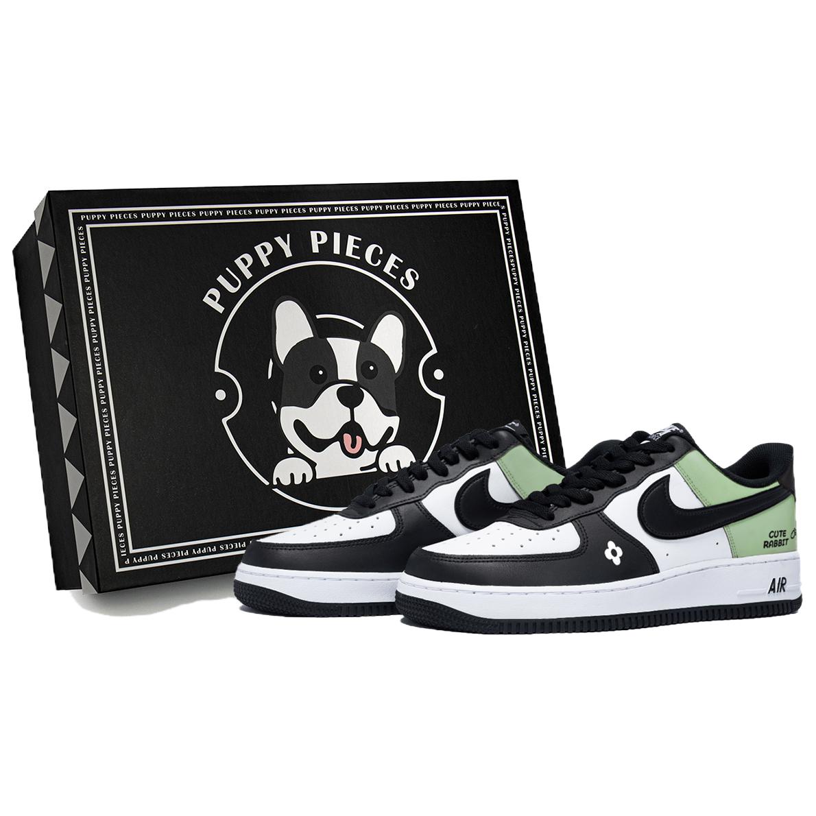 

Nike Air Force 1 Puppy Fragment, Special Shoe Box Low top Skateboard Shoes Men s White DV0788-001(Team85-AS-BOX) 44