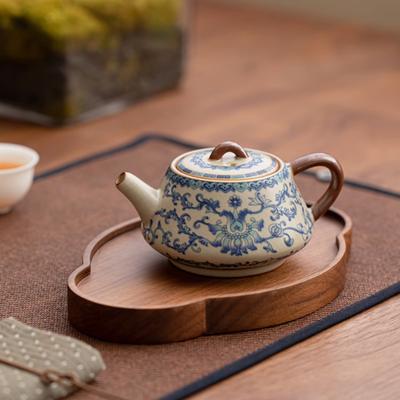 Ru Cuptor Shipiao Retro Schimbare de Cuptor Ceainic Ceainic Ceramic Handmade Ceainic de Frumusețe Articole de Ceai Cadouri pentru Ceremonia Ceaiului Chinezesc Articole de Băut