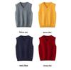 New Kids' 100% Wool V-Neck Sleeveless Sweater