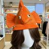 Cappello a forma di testa di peluche, Cappello a forma di pesce pagliaccio in peluche, Cappello costume da pesce pagliaccio di Halloween per bambini Cosplay Adulti, Travestimento per spettacoli teatrali Feste Morbido