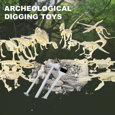 Sagit Dinosaurier-Ausgrabungsset, Simulationsarchäologie, Ausgraben von Fossilien, Kinder lernen