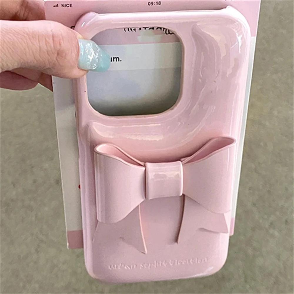 INS Kreativní lesklý obal na telefon s mašlí ve tvaru mýdla Pro iPhone 17 Promax 16 15 13 14 12 Pro Max Cukrová barva Měkký kryt Nárazuvzdorná skořepina