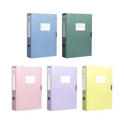 Caja de Archivos de Gran Capacidad Organizador de Documentos Caja para Rellenar Contenedor de Almacenamiento de Plástico Impermeable Capacidad para 300 Hojas Para Oficina