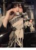 Couple plaid ins scarf women's autumn and winter 1116 new Korean version versatile student shawl warm scarf men's tide