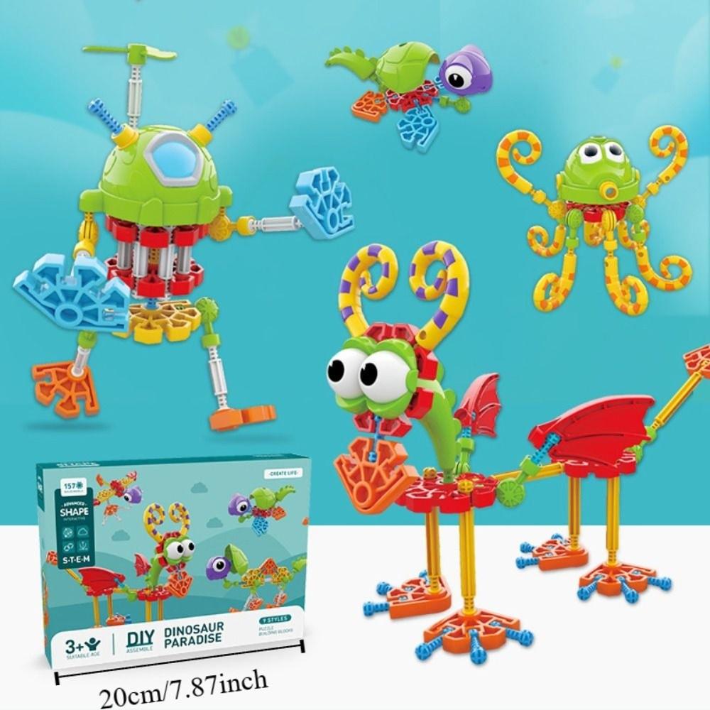 Plastic Insect Animals Building Blocks Toy Assembly Construction Puzzle Toy  Adults Gifts