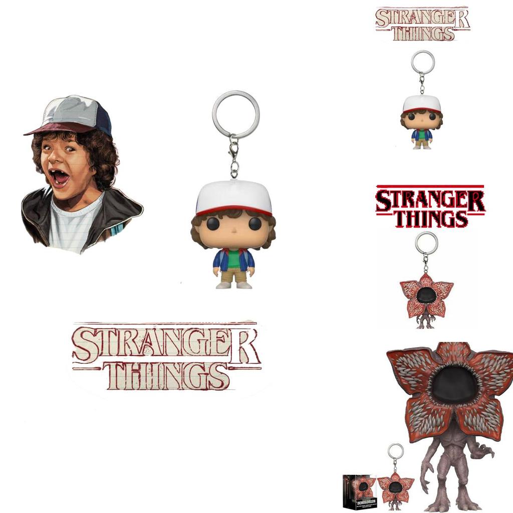 Stranger Things Demogorgon Dustin Keychain Collectible Character Gift