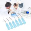 100 unidades Desechables Dental Pre Doblado Puntas de Aguja de Irrigación Puntas de Aguja Dispensadora Accesorio de Repuesto