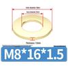 Thickened Round Brass Washer M2-M20