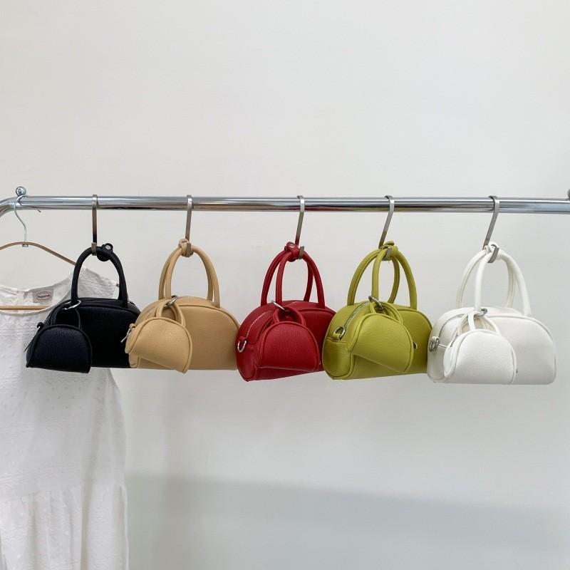 Solid Pu Color Shell Bag Women Small Classic Minimalist Crossbody Use Daily