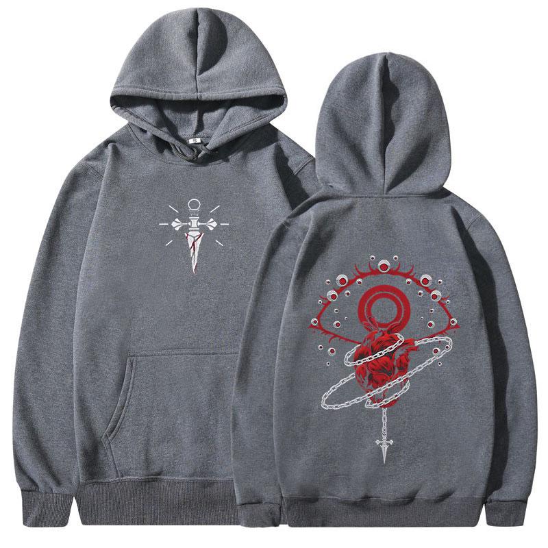 Anime Hunter X Hunter Hoodies Kurapika Phantom Troupe Kapuzenpullover Herren Damen Kleidung Übergroße Pullover Streetwear