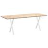 Vidaxl Nogi Do Stołu Jadalnego, 2 Szt., Białe, 50X(72-73) Cm, Stal