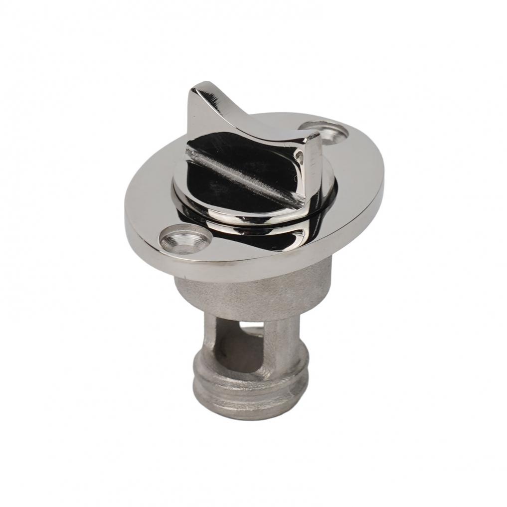 Easily Installed Marine Grade 316 Stainless Steel Oval Drains for Boats
