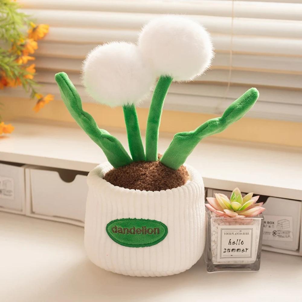 All Series Lifelike Tulip Succulent Plants Plush Stuffed Bookshelf Decor Toy Soft Doll Kawaii Pillow for Girls Birthday Gifts