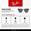 sunglasses RB3016 CLUBMASTER BLACK 49 1367B1 GREY ON polarized Ray-Ban