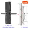 IP65 Waterproof Works With Tuya APP Smart Fingerprint Password RFID Card Lock For Pull Push Sliding Bridge Cutoff Aluminum Door