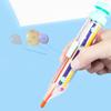 New ABS Multicolor Crayons Push Style DIY Colored Pencil Portable 8 In 1 Painting Tools Kids
