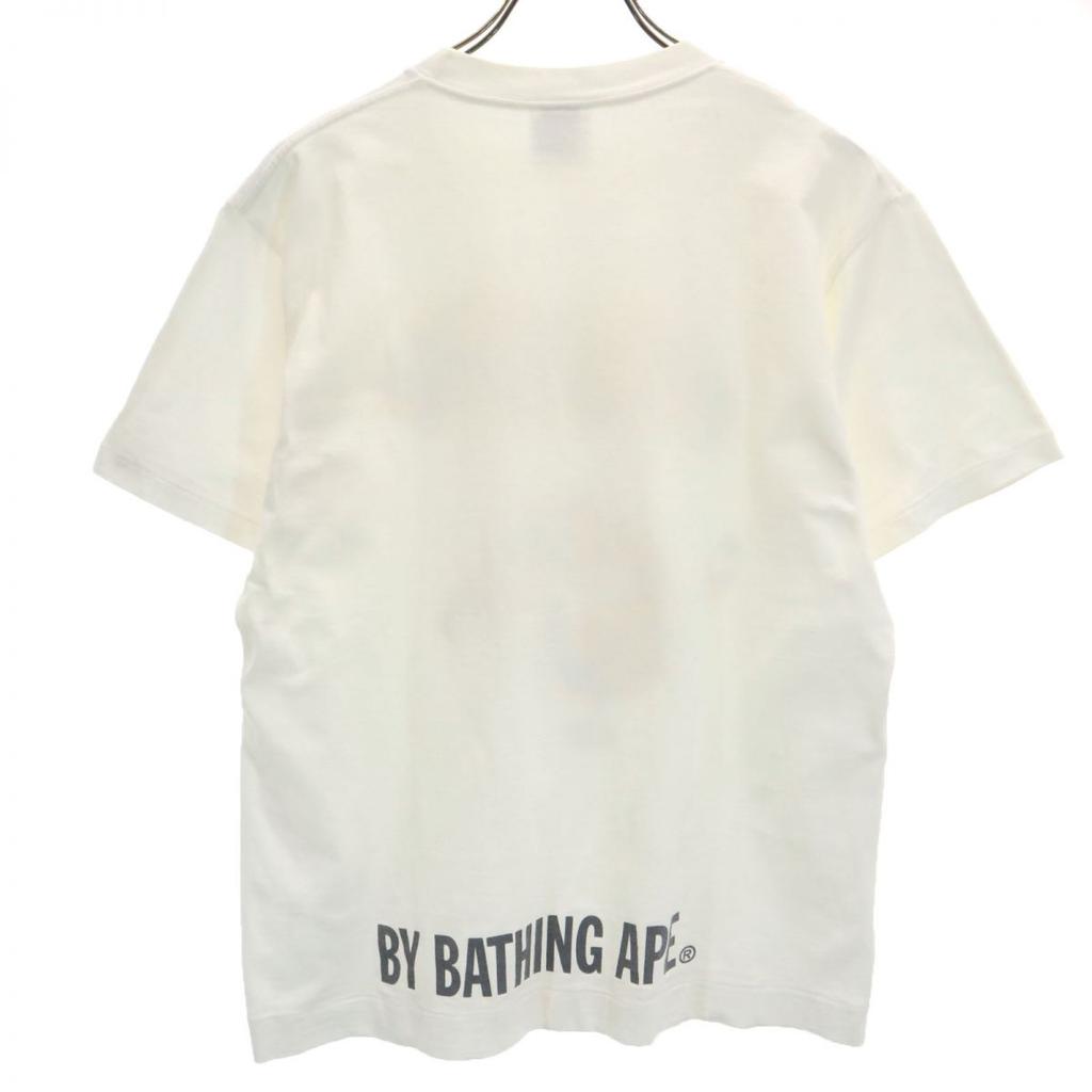 A BATHING APE made in Japan Print Short sleeve T-shirt S white Men's Used