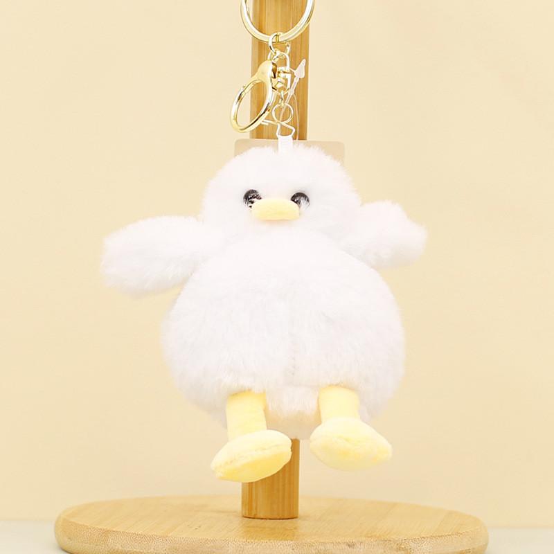 Lovable Plush Duck Keychain Adorable Stuffed Doll Bag Charm Cute Duckling