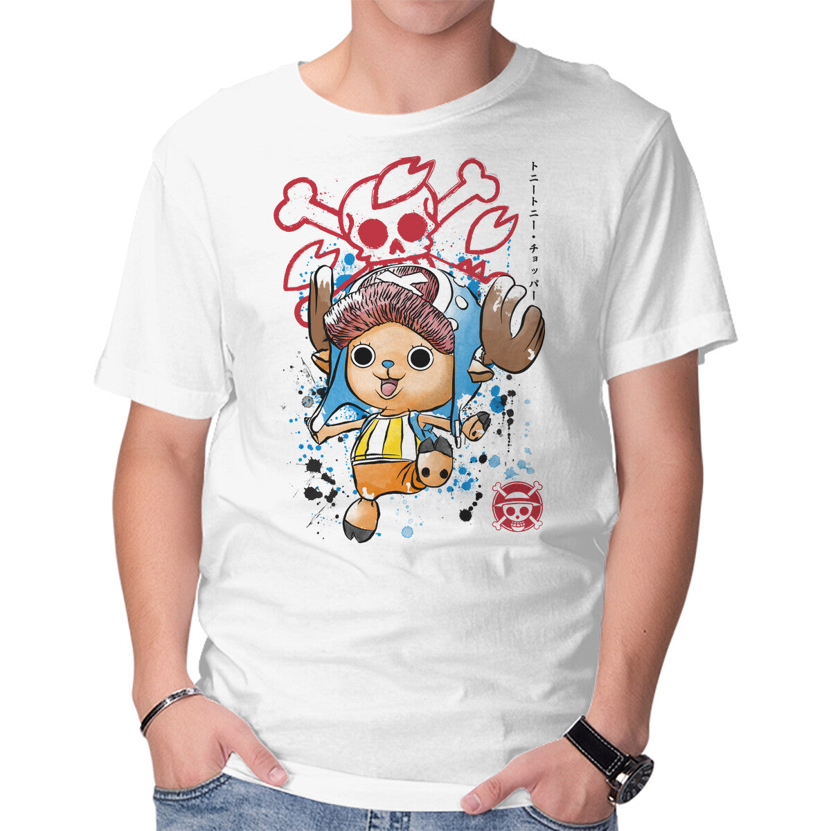 Unisex Crew Neck T-Shirt The Pirate Doctor Graphic Short Sleeve Casual Tee L