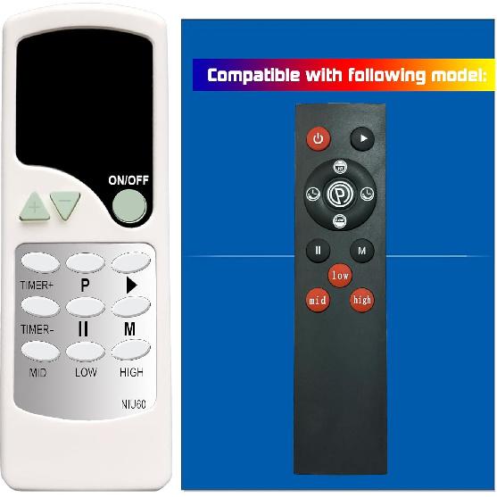 Replacement Remote Control for LifePro Life Pro Waver Vibration Plate Exercise Machine(Make Sure Your Old Remote Control is Same with The Right one