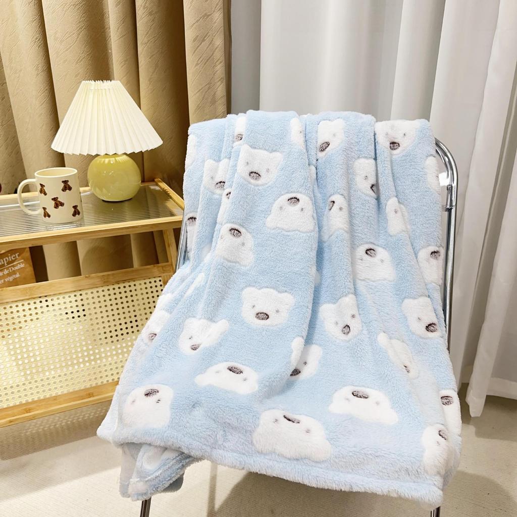 Varm Björn Sovfilt för Studenthem, Kontor, Sofföverdrag och Luftkonditionerade Rum