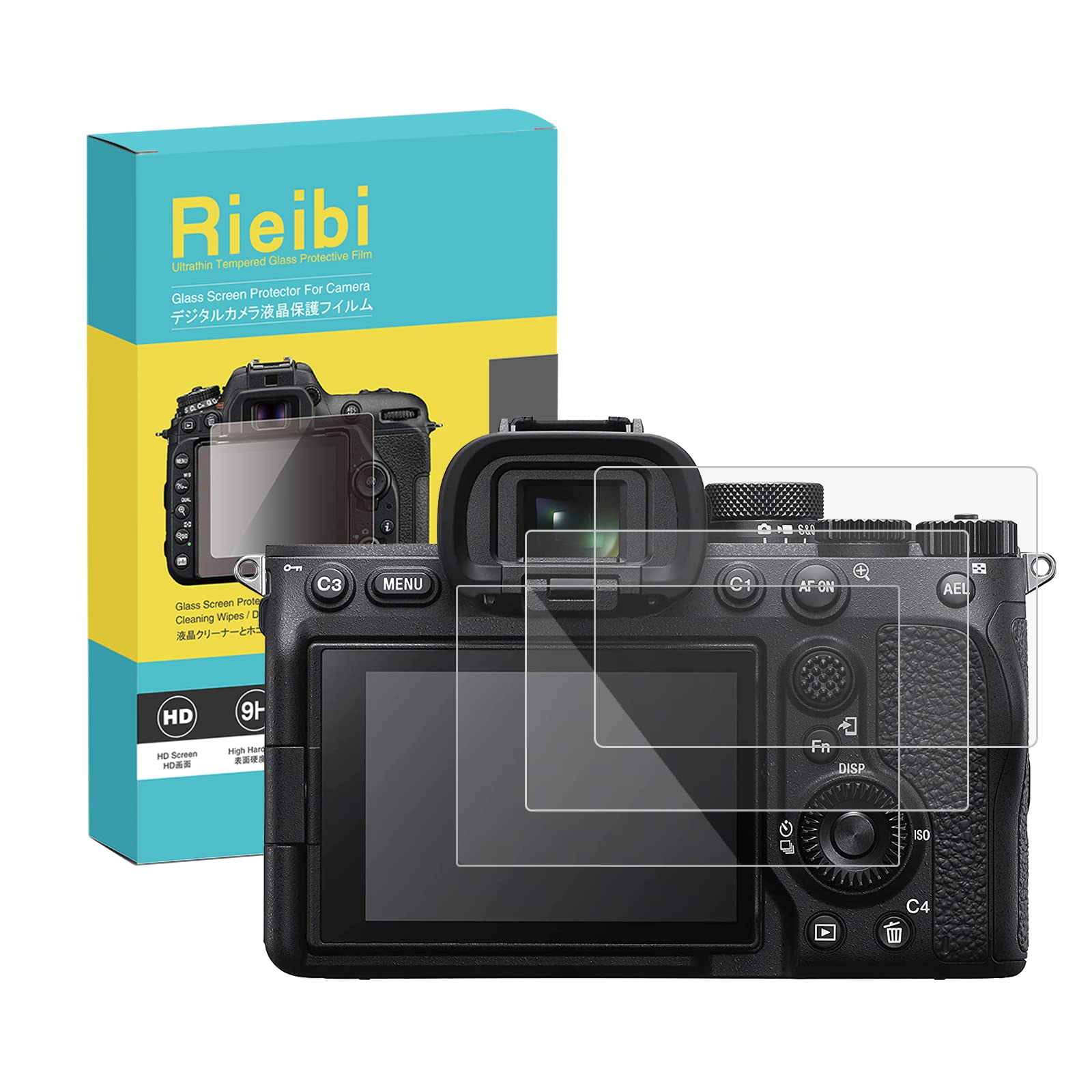 

Защитная пленка Rieibi LCD для SONY Защитная пленка LCD для SONY тонкого типа SONY A7M4 защитная пленка SONY A7M4 из закаленного стекла, ударопрочная [3 шт.]