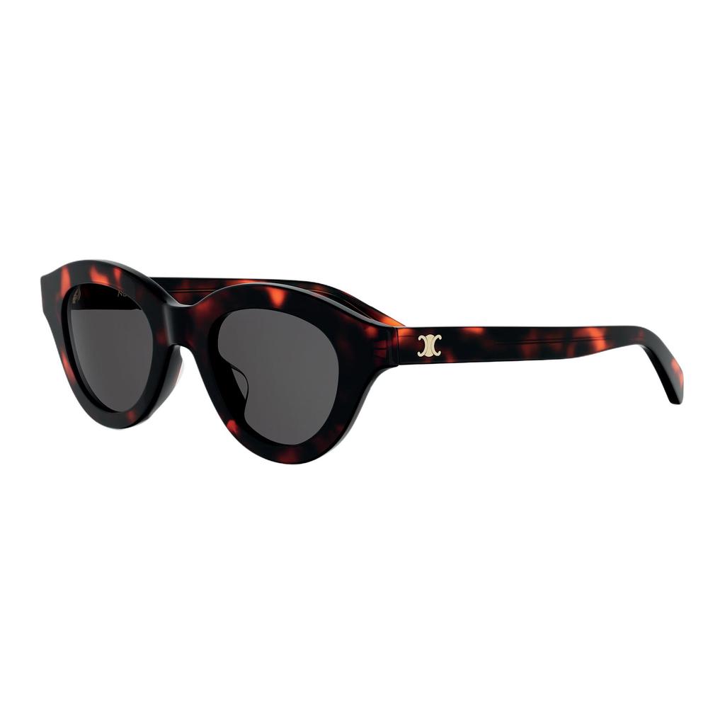 Celine Mini Elegant Design Round Sunglasses Women sunglasses Bright-Dark-Havana CL40338U-52A