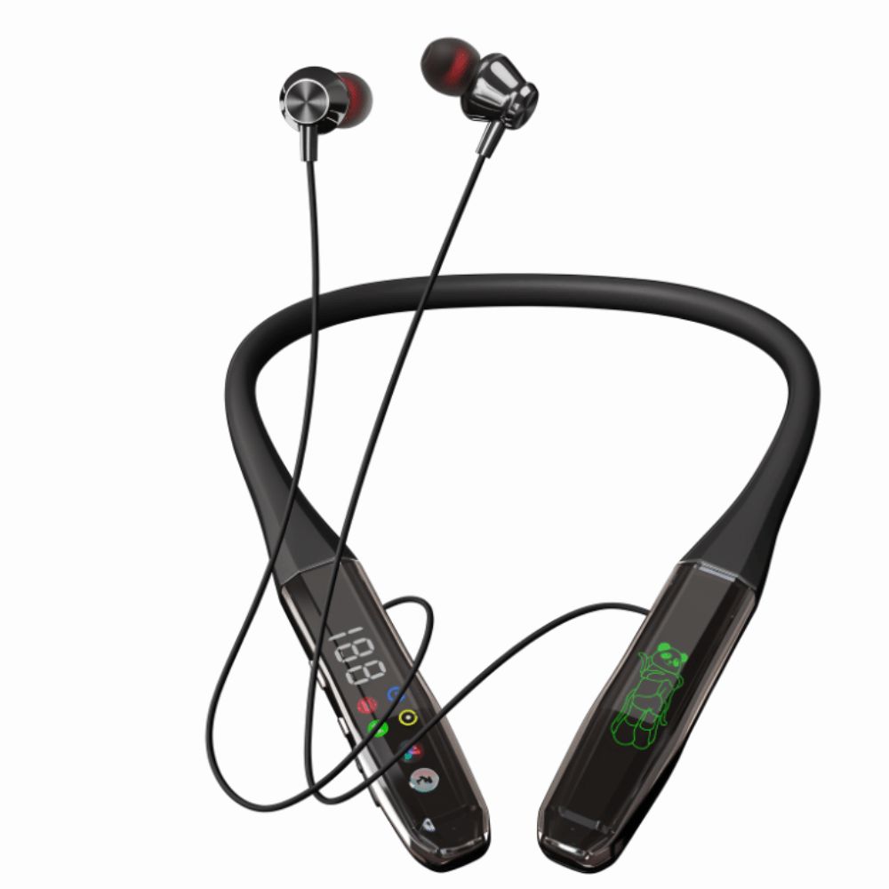 Noise Reduction Wireless Bluetooth Headphones Low Bass Sport Neckband Earphone  Live Broadcast