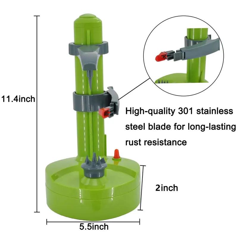 Houselin Electric Potato Peeler Automatic Apple Peeler for Fruits and Vegetables