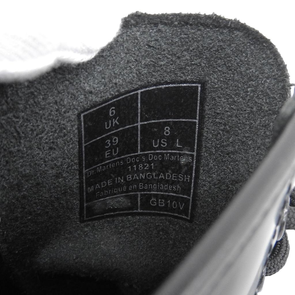 Excellent Dr.Martens short boots 1460 8 Hole Boots Lace up black leather Women Used