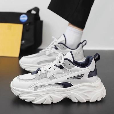 Thick Platform Breathable Running Mesh Upper Man Casual Sneaker Original Fashion Comfortable Summer Sale Sports Shoes for Men