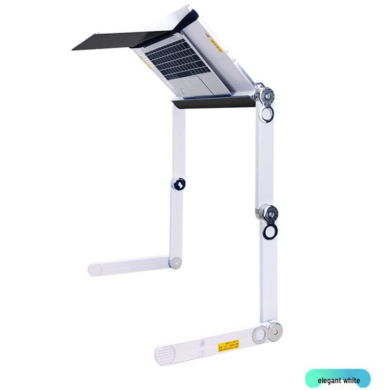 Adjustable Aluminum Laptop Desk - Folding Bed Tray Table