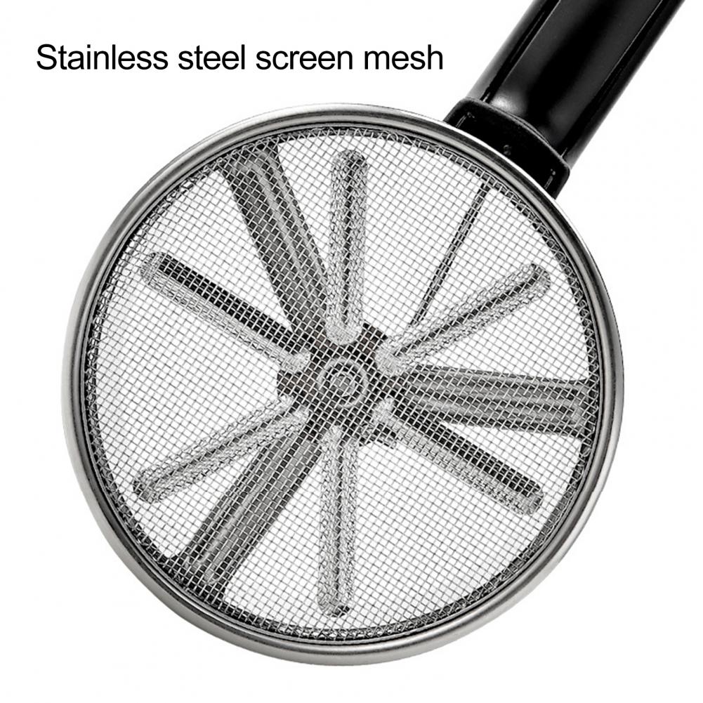 Flour Sifter with Handle Portable Fine Mesh Flour Sieve Portable Semi-automatic Flour Sieve with Fine Mesh Filter for Kitchen