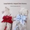 Adjustable Anti-Escape Cat Harness & Leash with Bright Silk Bow