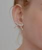 Tatiana (Silver925) Grace Pearl Ribbon Earring Ec1953